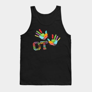 OT Squad Occupational Therapy Colorful T-Shirt Therapy Gift Tank Top